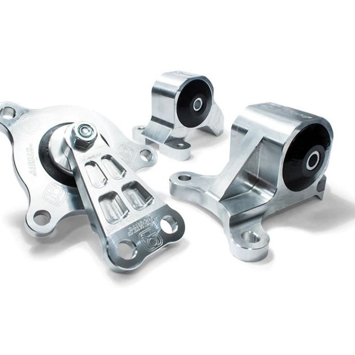 Innovative 02-06 Acura RSX K-Series Silver Aluminum Mounts 95A Bushings (Not K24 Trans)-tuningsupply.com