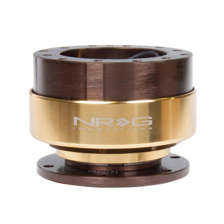 NRG Quick Release Gen 2.0 - Bronze Body / Chrome Gold Ring-tuningsupply.com