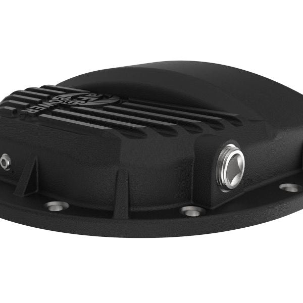 aFe Power Pro Series AAM 9.5/9.76 Rear Diff Cover Black w/Mach Fins 14-19 GM Silverado/Sierra 1500-tuningsupply.com