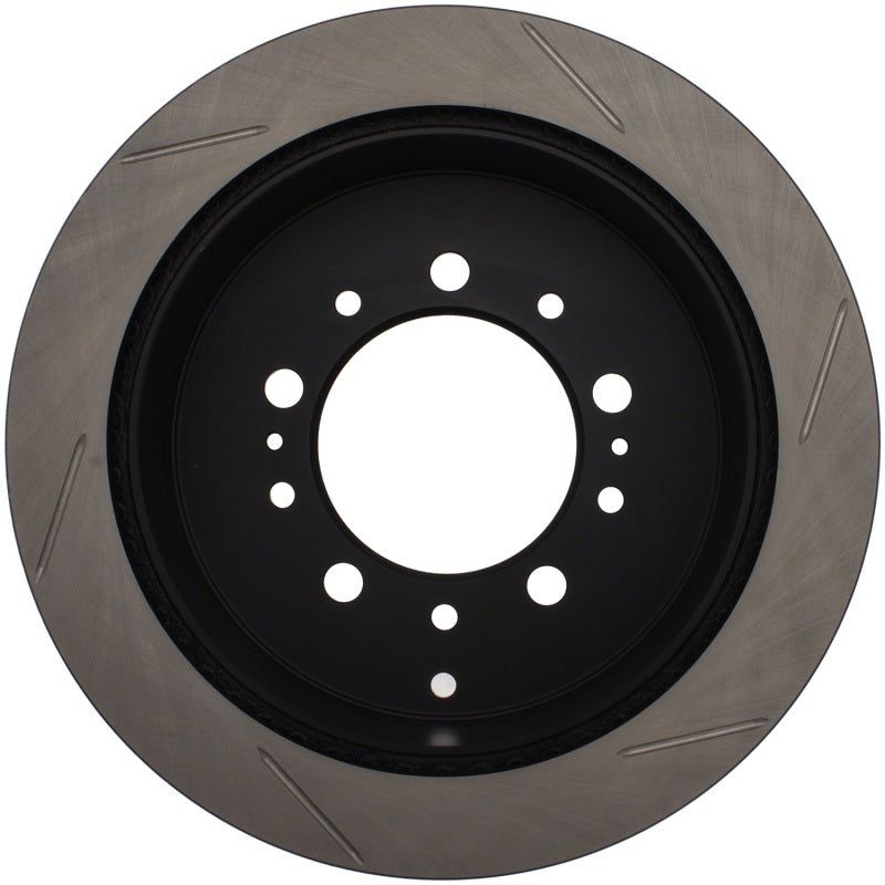 StopTech Power Slot 08-09 Lexus LX450/470/570 / 07-09 Toyota Tundra Slotted Right Rear Rotor-Brake Rotors - Slotted-Stoptech-STO126.44157SR-SMINKpower Performance Parts