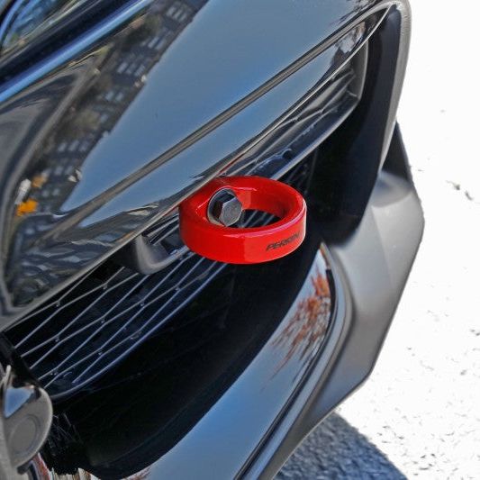 Perrin 2020 Toyota Supra Tow Hook Kit (Front) - Red-tuningsupply.com