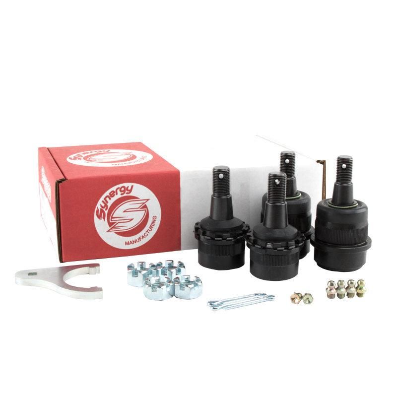 Synergy Jeep JK/WJ HD Non-Knurled Adjustable Ball Joint Kit - SMINKpower Performance Parts SYN4127 Synergy Mfg