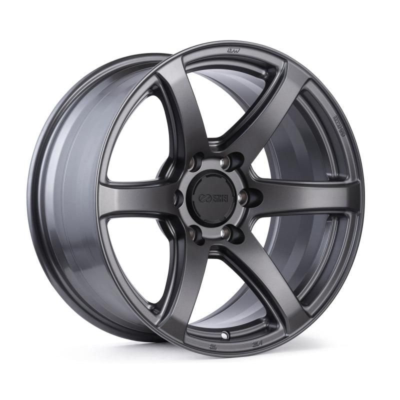 Enkei T6R 18x8.5 38mm Offset 5x114.3 Bolt Pattern 72.6 Bore Gloss Gunmetal Wheel-tuningsupply.com