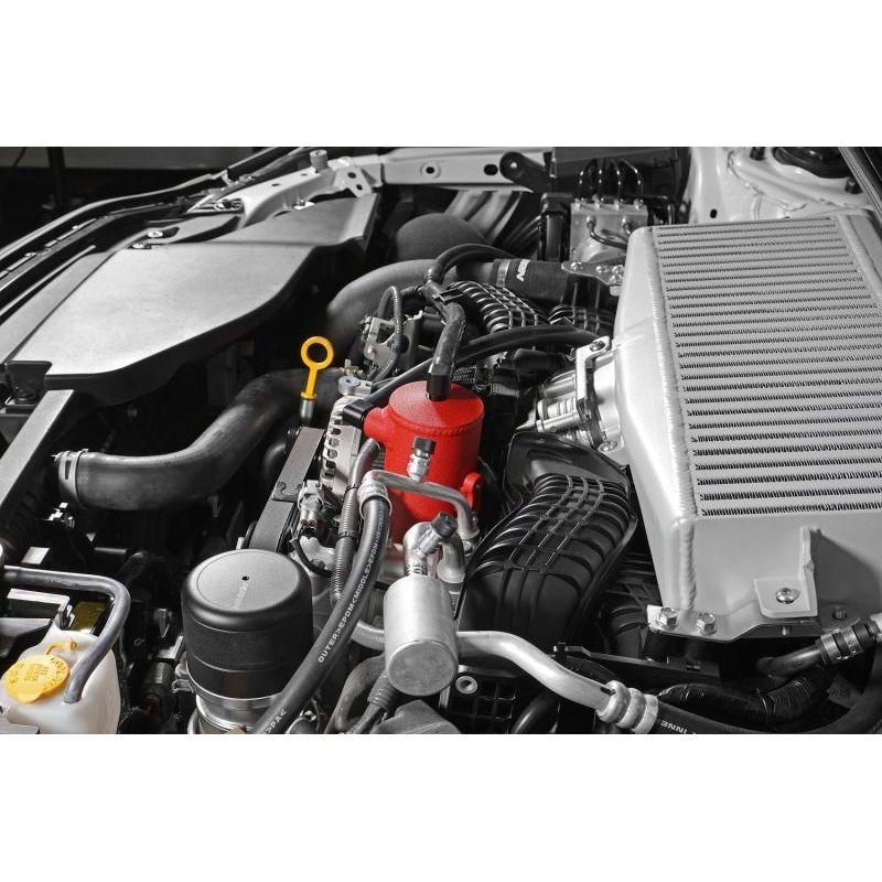 Perrin 22-23 Subaru WRX Air Oil Separator - Red-tuningsupply.com