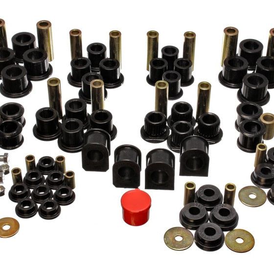 Energy Suspension 99-04 Ford F-250 4WD Superduty Black Hyper-flex Master Bushing Set-tuningsupply.com