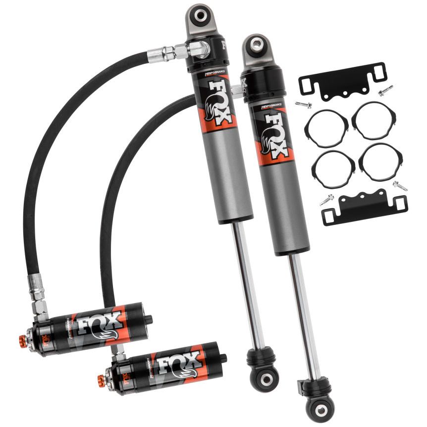 Fox 2018+ Jeep JL 2.5 Factory Race Series 10.17in Remote Res. Front Shock Set / 2-3in. Lift w/ DSC-tuningsupply.com