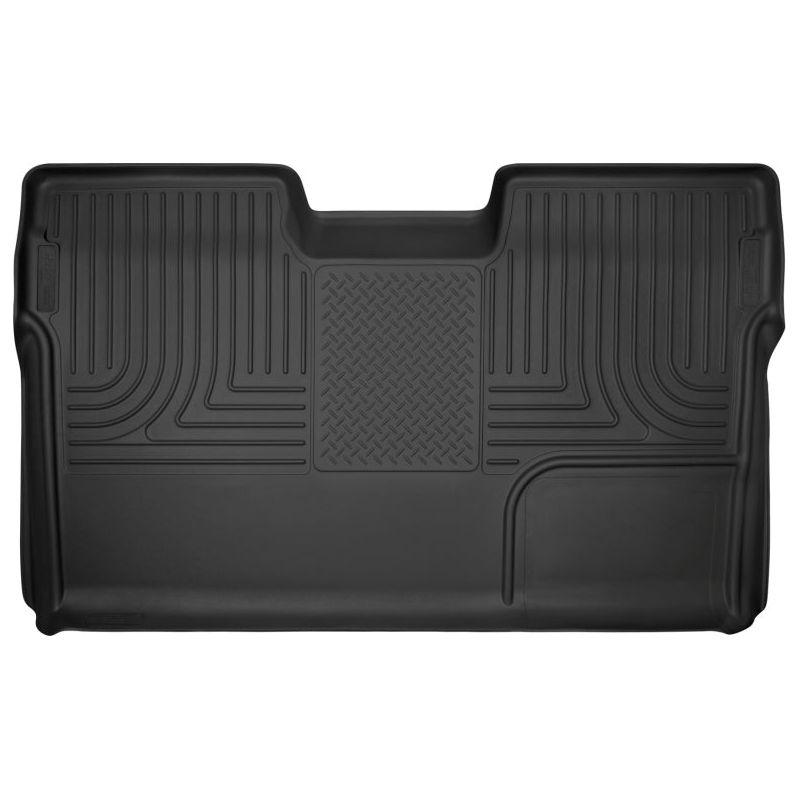 Husky Liners 09-14 Ford F-150 SuperCrew Cab X-Act Contour Second Row Seat Floor Liner - Black-tuningsupply.com