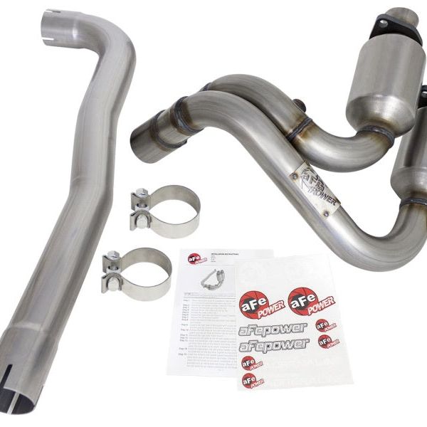 aFe Power Direct Fit Catalytic Converter Replacements Front 04-06 Jeep Wrangler (TJ/LJ) I6-4.0L-tuningsupply.com