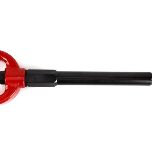 Perrin 08-14 Subaru WRX/STI Tow Hook Kit (Front) - Red-Tow Hooks-Perrin Performance-PERPSP-BDY-231RD-SMINKpower Performance Parts