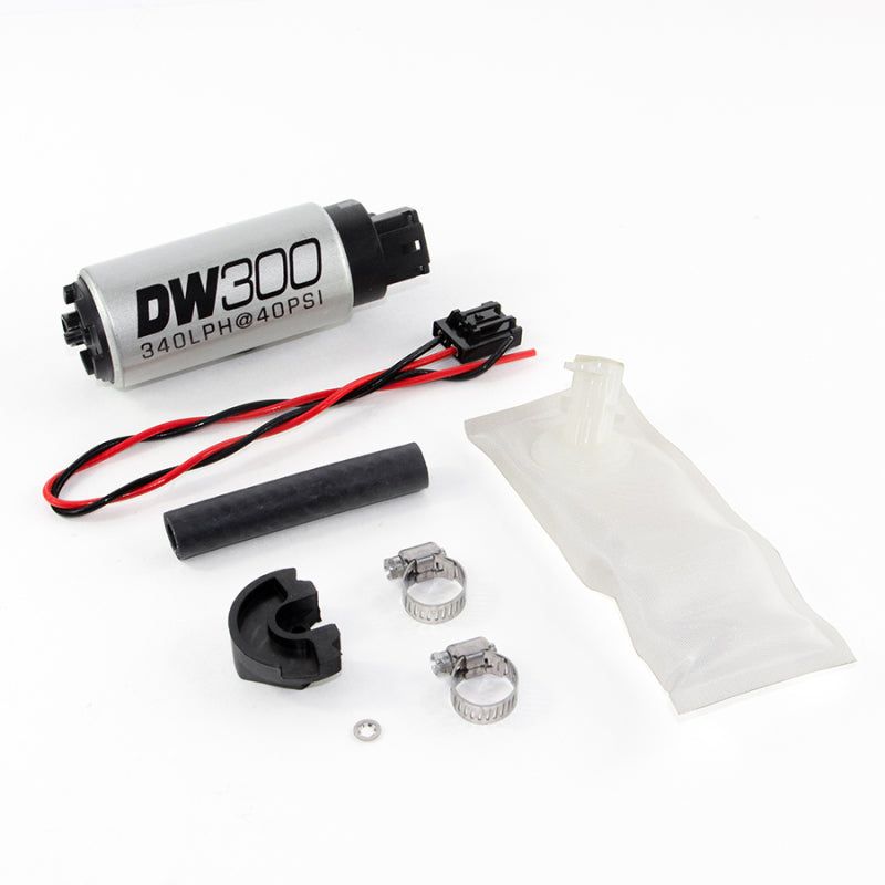 DeatschWerks 94+ Nissan 240sx/Silvia S14/S15 DW300 340 LPH In-Tank Fuel Pump w/ Install Kit-tuningsupply.com