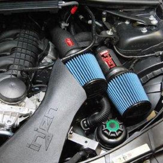 Injen 07-09 335i E92 / 08-09 135i E82 3.0L L6 Twin intake Wrinkle Black Short Ram Intake-tuningsupply.com