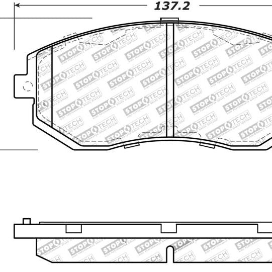 StopTech Performance 13 Scion FR-S / 13 Subaru BRZ Front Brake Pads-Brake Pads - Performance-Stoptech-STO309.15390-SMINKpower Performance Parts