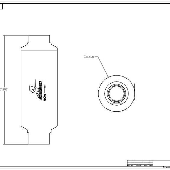 Aeromotive Pro-Series In-Line Fuel Filter - AN-12 - 100 Micron SS Element-tuningsupply.com