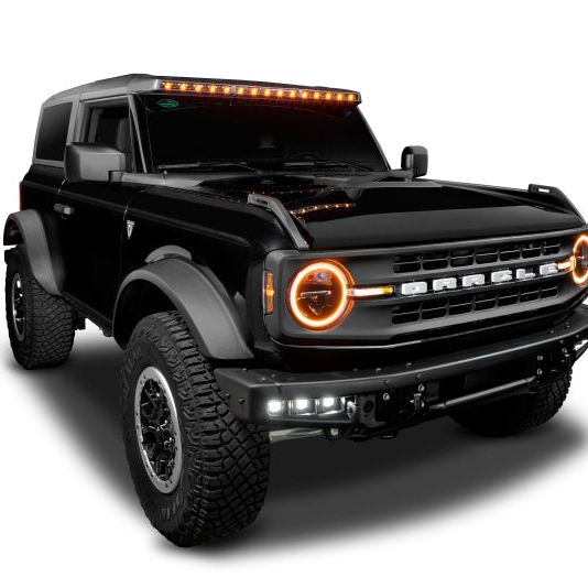 Oracle 2021+ Ford Bronco Integrated Windshield Roof LED Light Bar System SEE WARRANTY-tuningsupply.com