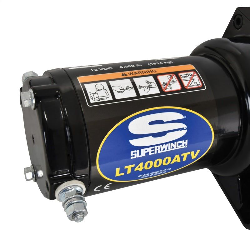 Superwinch 4000 LBS 12V DC 3/16in x 50ft Synthetic Rope LT4000 Winch - SMINKpower Performance Parts SUW1140230 Superwinch