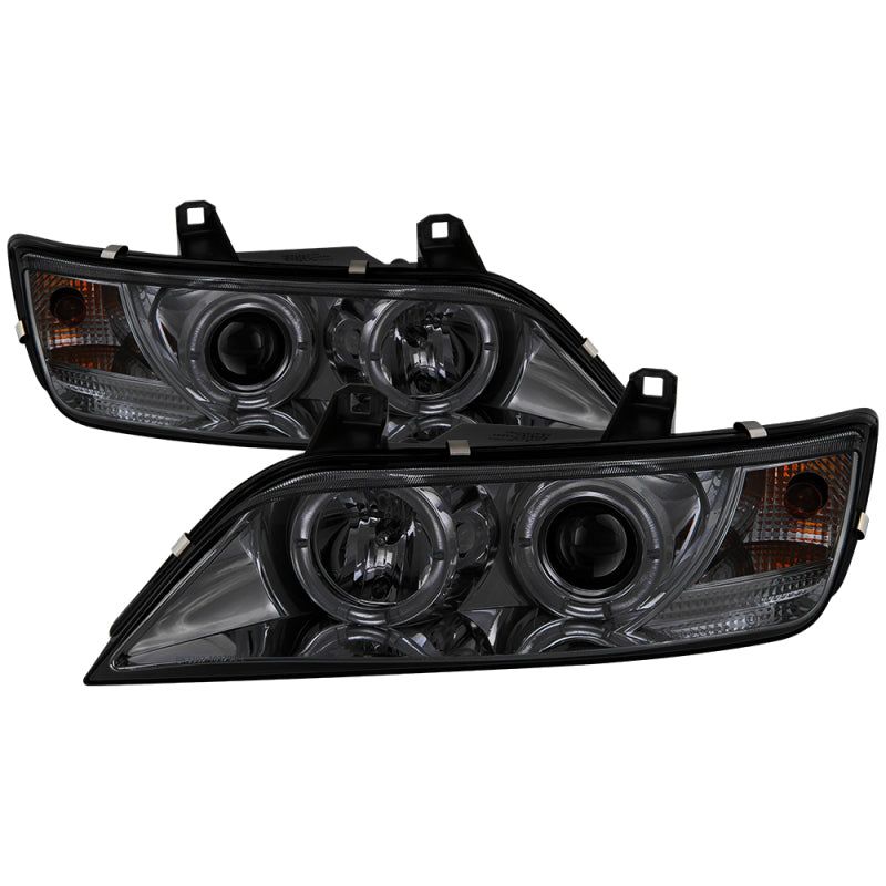 Spyder BMW Z3 96-02 Projector Headlights LED Halo Smoke High H1 Low H1 PRO-YD-BMWZ396-HL-SM-Headlights-SPYDER-SPY5009104-SMINKpower Performance Parts