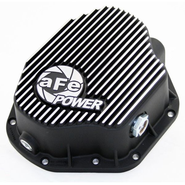 aFe Power Cover Diff Rear Machined COV Diff R Dodge Diesel Trucks 94-02 L6-5.9L (td) Machined-tuningsupply.com