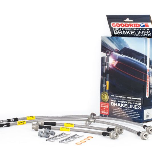 Goodridge 15-18 Honda Fit SS Brake Line Kit-tuningsupply.com