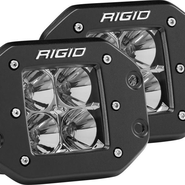 Rigid Industries Dually - Flush Mount - Flood - Set of 2 - SMINKpower Performance Parts RIG212113 Rigid Industries