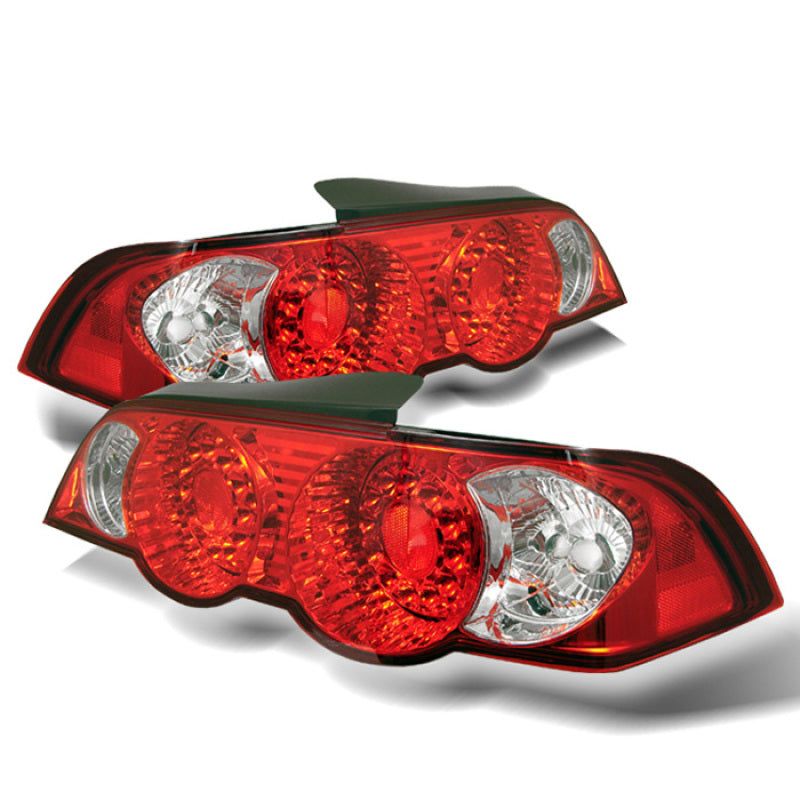 Spyder Acura RSX 02-04 LED Tail Lights Red Clear ALT-YD-ARSX02-LED-RC - SMINKpower Performance Parts SPY5000385 SPYDER