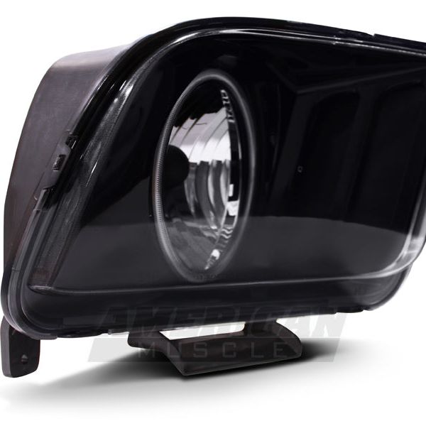 Raxiom 05-09 Ford Mustang GT V6 Axial Series CCFL Halo Projector Headlight- Blk Housing (Smkd Lens) - SMINKpower Performance Parts RAX49121 Raxiom