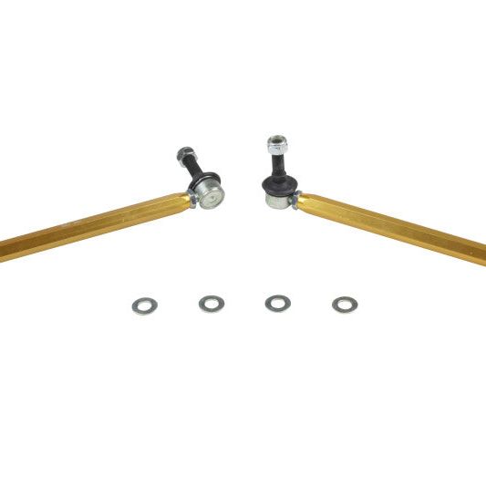 Whiteline 05-10 Chevy Cobalt/6/09+ Cruze/06-11 HHR Front Sway Bar - Link Assembly H/D Adj Steel Ball-Sway Bar Endlinks-Whiteline-WHLKLC175-SMINKpower Performance Parts