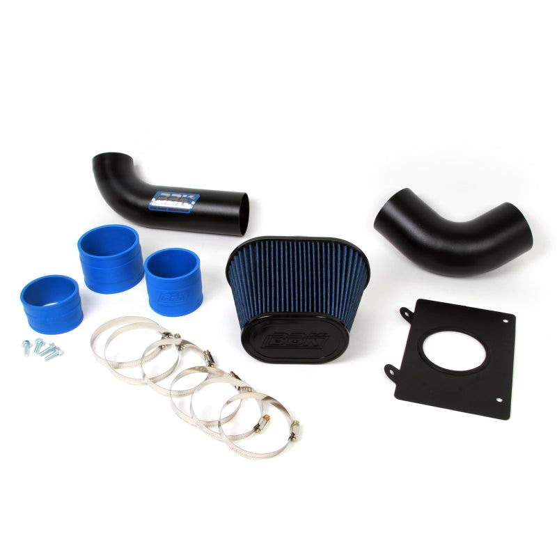 BBK 86-93 Mustang 5.0 Cold Air Intake Kit - Fenderwell Style - Blackout Finish-tuningsupply.com