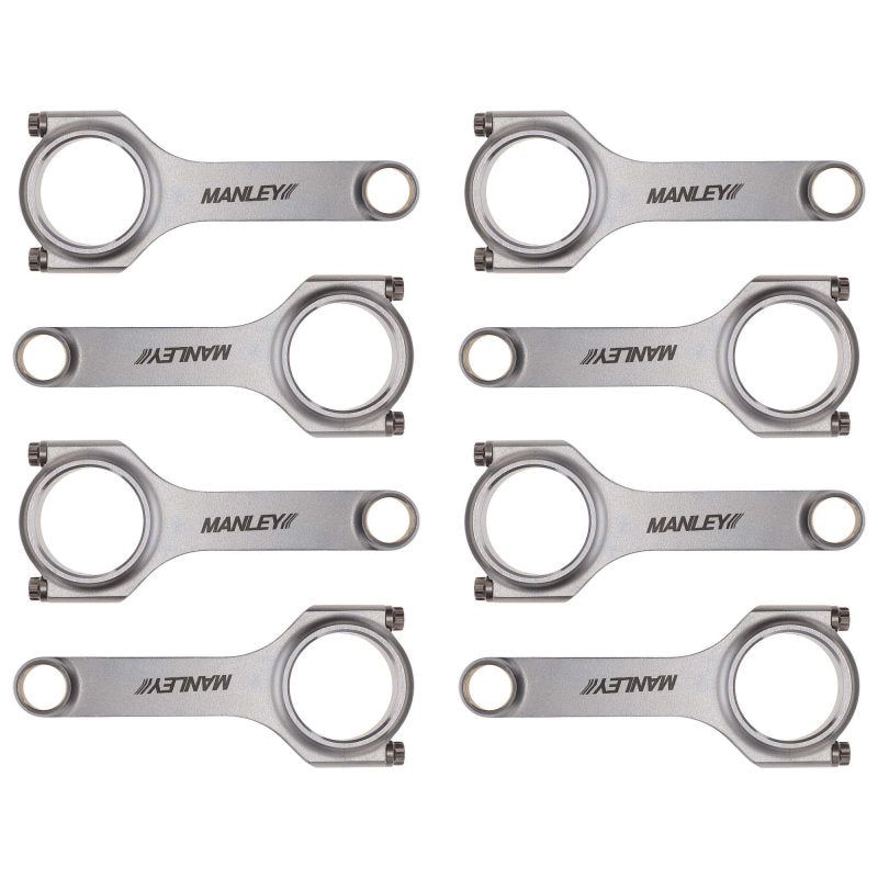 Manley Chevy Small Block LS Series 6.125in H Beam Connecting Rod Set-tuningsupply.com