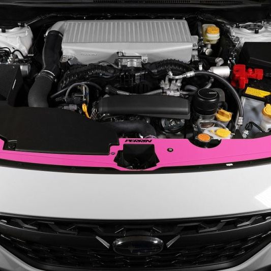 Perrin 22-23 Subaru WRX Radiator Shroud - Hyper Pink-tuningsupply.com