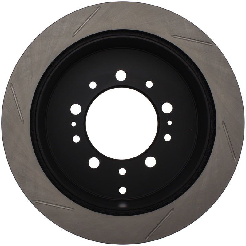 StopTech Power Slot 08-09 Lexus LX450/470/570 / 07-09 Toyota Tundra Slotted Left Rear Rotor-Brake Rotors - Slotted-Stoptech-STO126.44157SL-SMINKpower Performance Parts