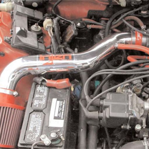 Injen 88-91 Civic Ex Si CRX Si Polished Short Ram Intake-tuningsupply.com