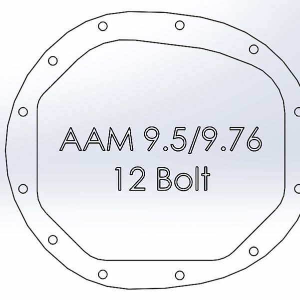 aFe Power Pro Series AAM 9.5/9.76 Rear Diff Cover Black w/Mach Fins 14-19 GM Silverado/Sierra 1500-tuningsupply.com