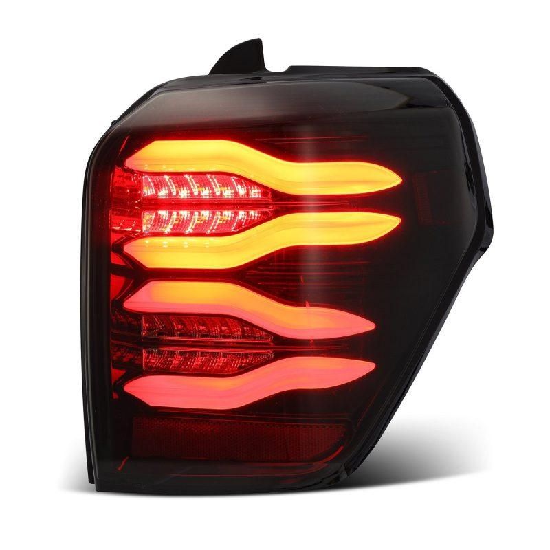 AlphaRex 10-21 Toyota 4Runner PRO-Series LED Tail Lights Jet Black-tuningsupply.com