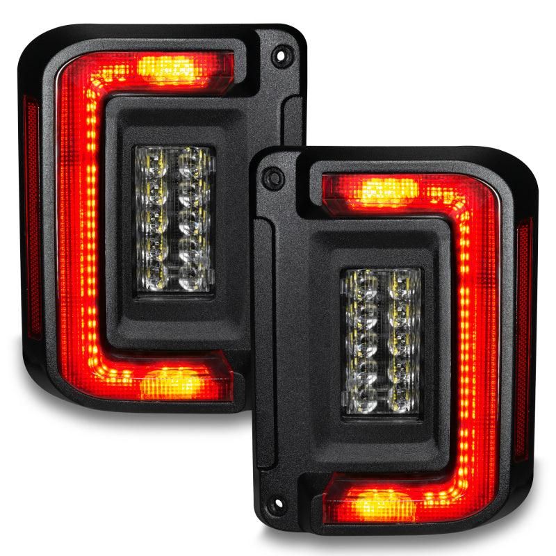 Oracle Lighting Jeep Wrangler JK Flush Mount LED Tail Lights SEE WARRANTY-tuningsupply.com