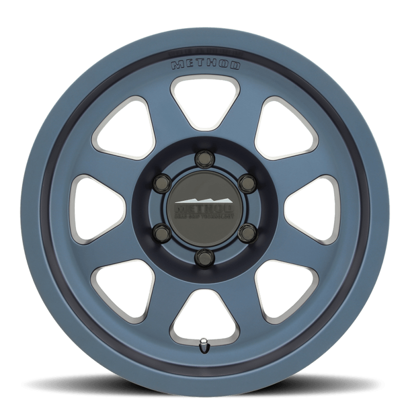 Method MR701 17x9 -12mm Offset 5x5 71.5mm CB Bahia Blue Wheel-tuningsupply.com