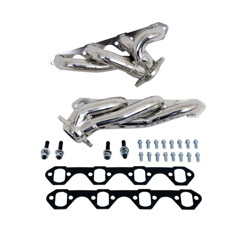 BBK 87-95 Ford F150 Truck 5.0 302 Shorty Unequal Length Exhaust Headers - 1-5/8 Titanium Ceramic-tuningsupply.com