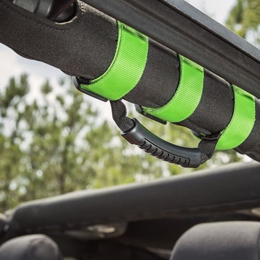 Rugged Ridge Ultimate Grab Handles Green 55-20 CJ/Jeep Wrangler /JT - SMINKpower Performance Parts RUG13505.05 Rugged Ridge