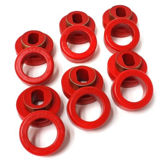 Energy Suspension 81-87 GM 1/2-3/4-1 Ton C-10/C-20/C30/C1500/C2500/C3500 PU 2WD Red Body Mount Set-tuningsupply.com