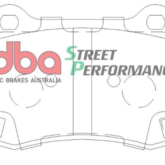 DBA 2010 Camaro SS SP500 Rear Brake Pads-tuningsupply.com