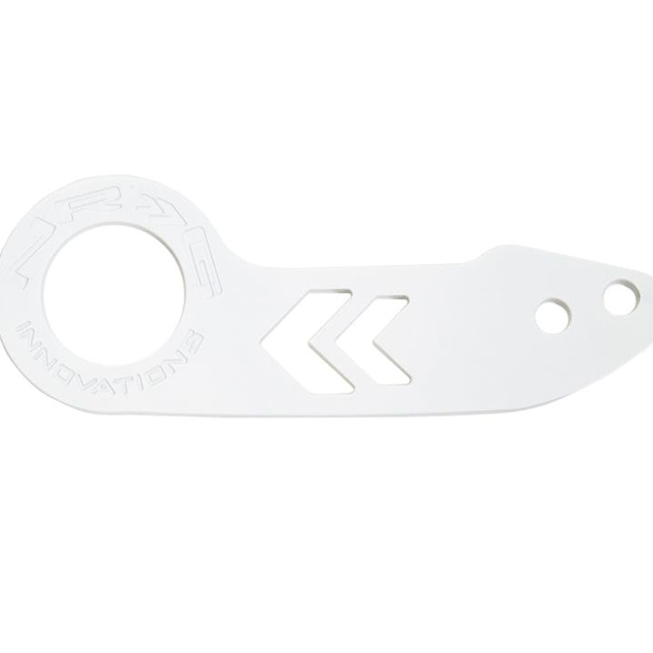 NRG Universal Rear Tow Hook - White Powder Coat-tuningsupply.com