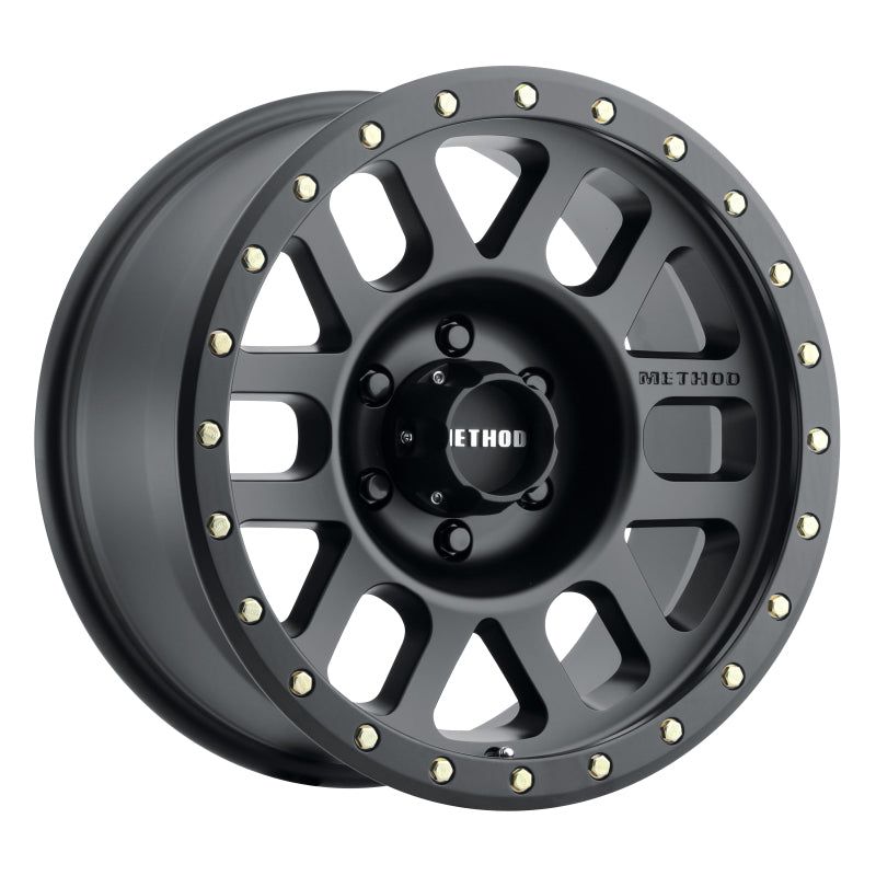 Method MR309 Grid 17x8.5 0mm Offset 6x135 94mm CB Matte Black Wheel-tuningsupply.com