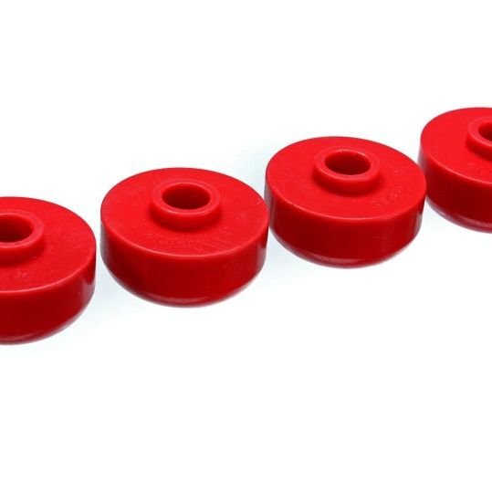 Energy Suspension 63-82 Chevrolet Corvette Red Rear Leaf Spring Bushing Set-tuningsupply.com