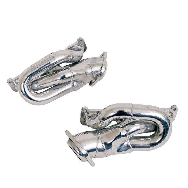 BBK 11-15 Ford Mustang 3.7L Shorty Tuned Length Headers - 1-5/8 Silver Ceramic (CARB EO 11-14 Only)-tuningsupply.com