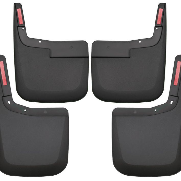 Husky Liners 20-23 Chevrolet Silverado 2500/3500 HD (Excl. Dually) Front/Rear Mud Guards - Black-tuningsupply.com