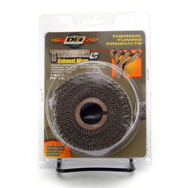 DEI Exhaust Wrap 2in x 15ft - Titanium-tuningsupply.com