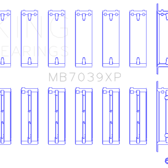 King BMW M20/M50 2.0L/2.5L/2.7L (Size STD) Performance Main Bearing Set-tuningsupply.com