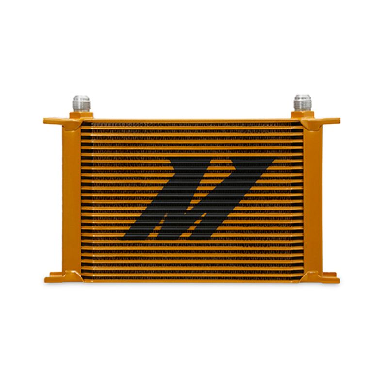 Mishimoto Universal 25-Row Oil Cooler - Gold-tuningsupply.com