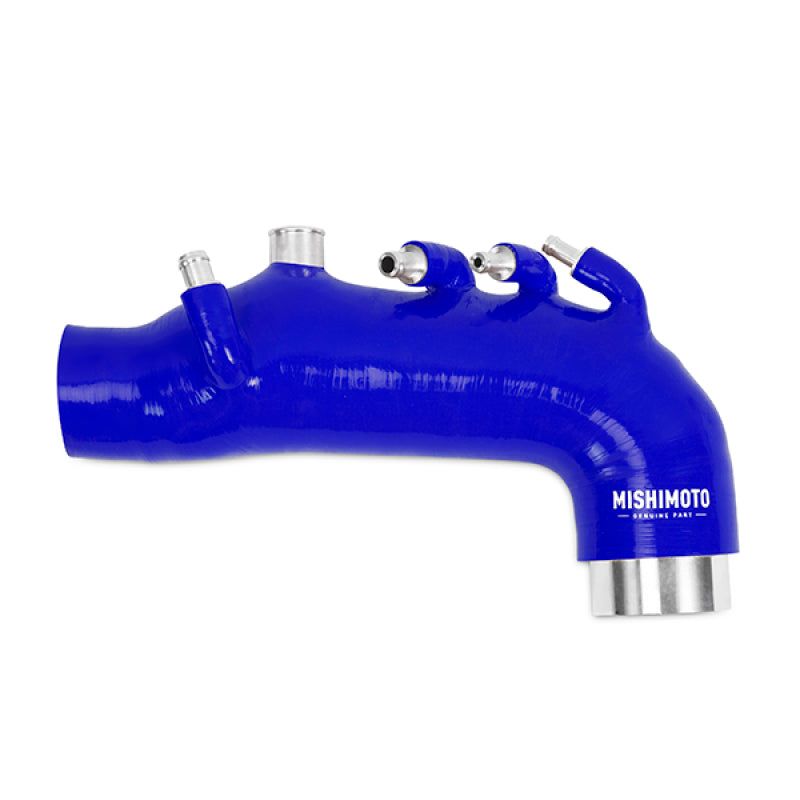 Mishimoto 08 Subaru WRX Blue Silicone Induction Hose-tuningsupply.com