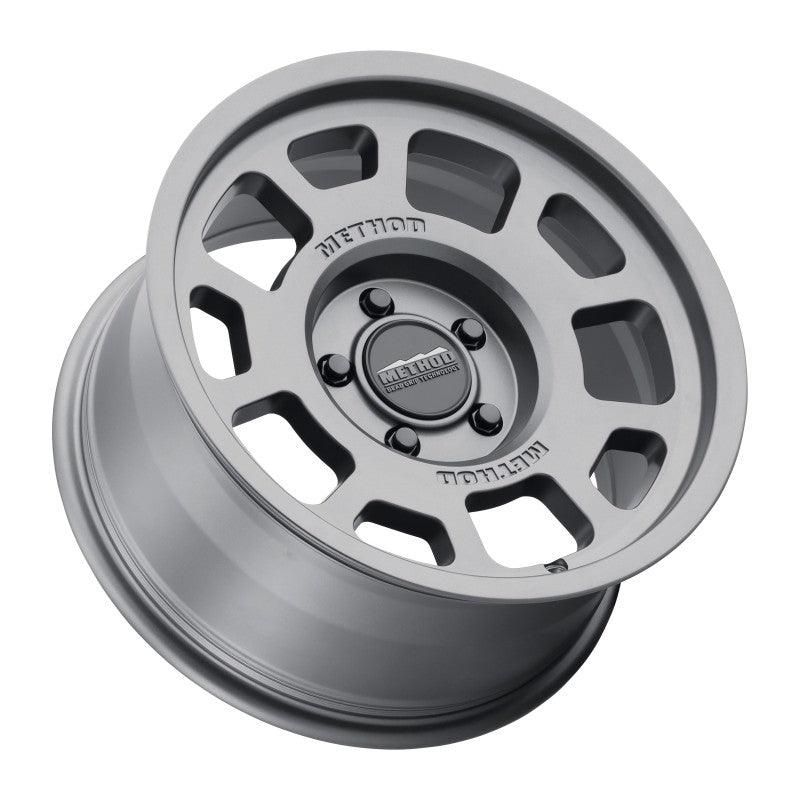 Method MR705 17x8.5 0mm Offset 5x5 71.5mm CB Titanium Wheel-tuningsupply.com