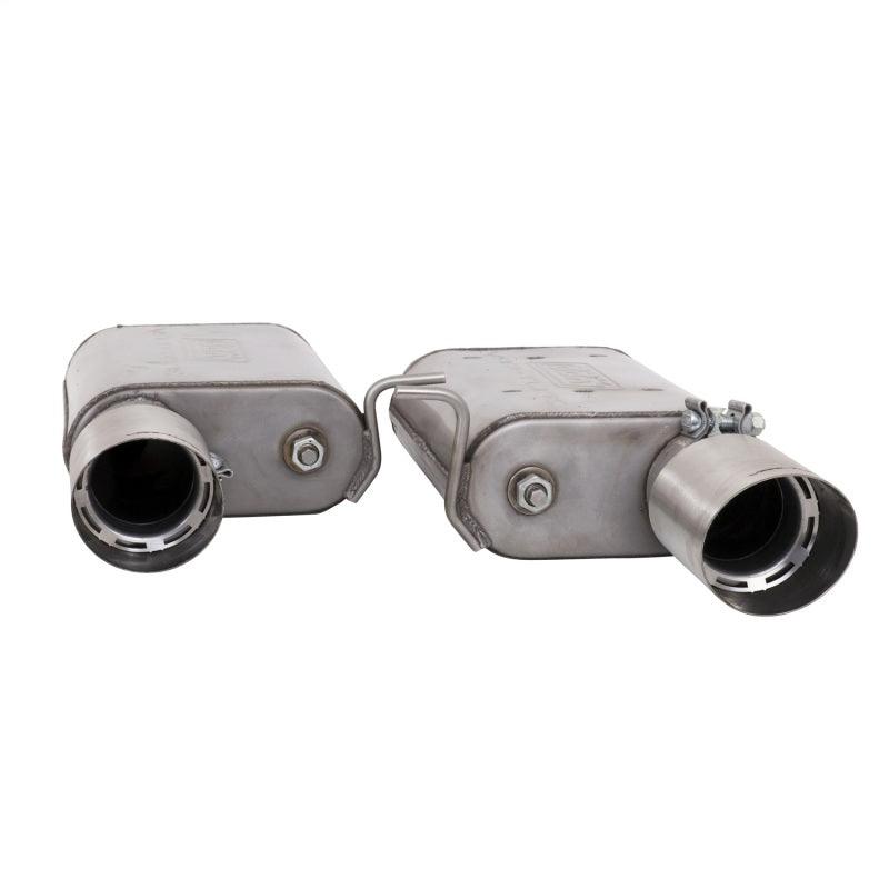 BBK Vari-Tune Axle Back Exhaust Kit 2 Adjustable Performance Mufflers 2-3/4 Pipe 4 in. Tips-tuningsupply.com